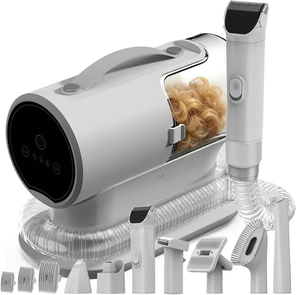 AiRiOBO PG100 Dog Grooming Vacuum Kit | 12000Pa | 5-in-1 & 8-in-1
