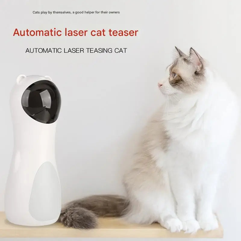 Automatic Laser Cat Toy – LED Red Light Bear Design
