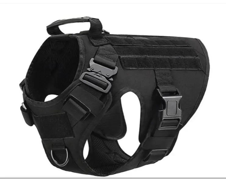 Tactical Dog Vest – MOLLE Outdoor Harness