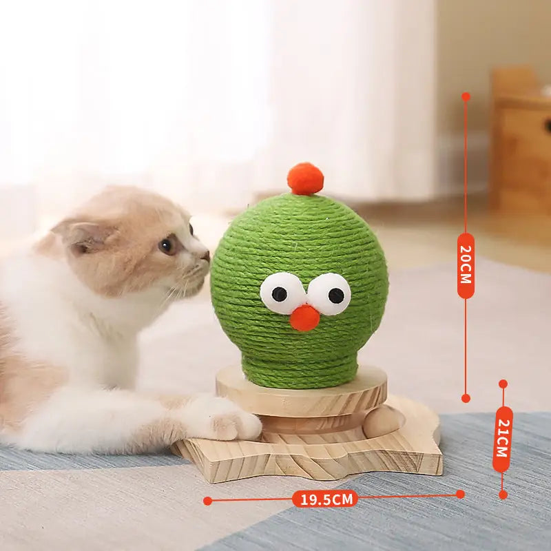 Sisal Cat Toy Tree β Scratching Post & Climbing Frame with Ball