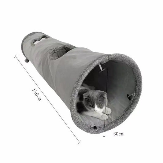Whisker Wonderland - Foldable Plush Cat Tunnel