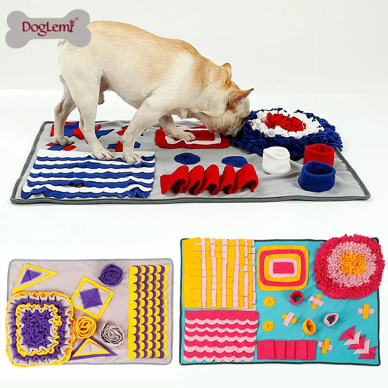 Dolemi Dog Sniffing Puzzle Mat – Slow Feeder & Enrichment Toy