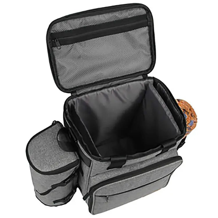 All-in-One Travel Pet Organizer Bag with Collapsible Bowls
