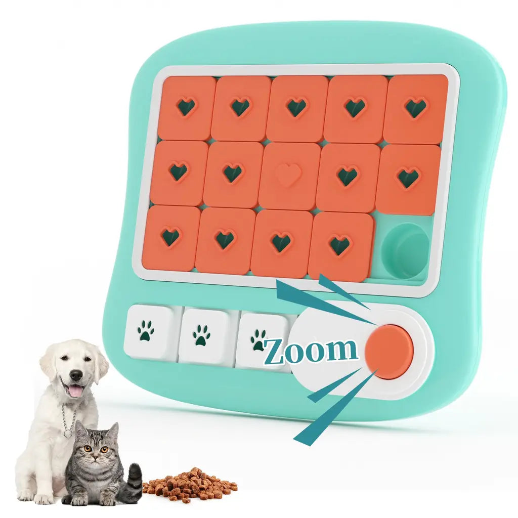 Interactive Dog Toy – Sound-Activated Slow Feeder & Treat Dispenser