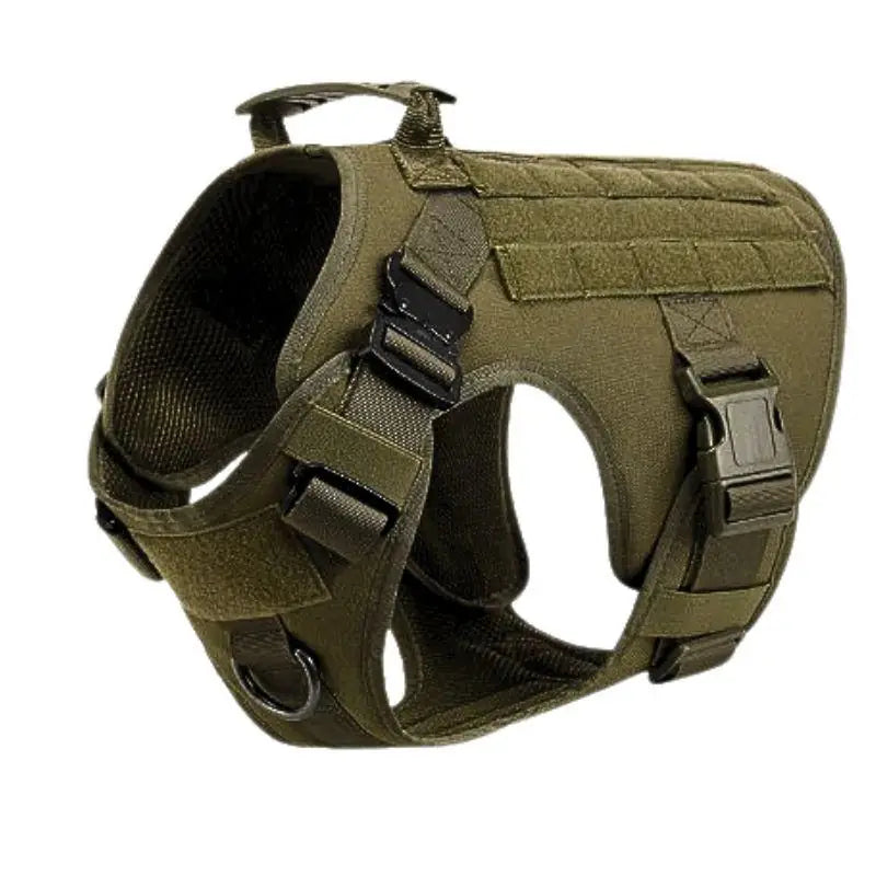 Tactical Nylon Dog Vest β Outdoor Training & Quick Release Harness