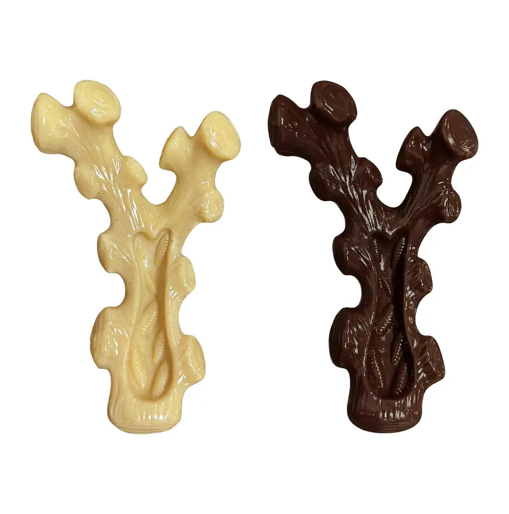 SIHRMIU 2 Pack Dog Chew Toys for Aggressive Chewers – Nylon Bone for Medium & Large Breeds, Teeth Cleaning