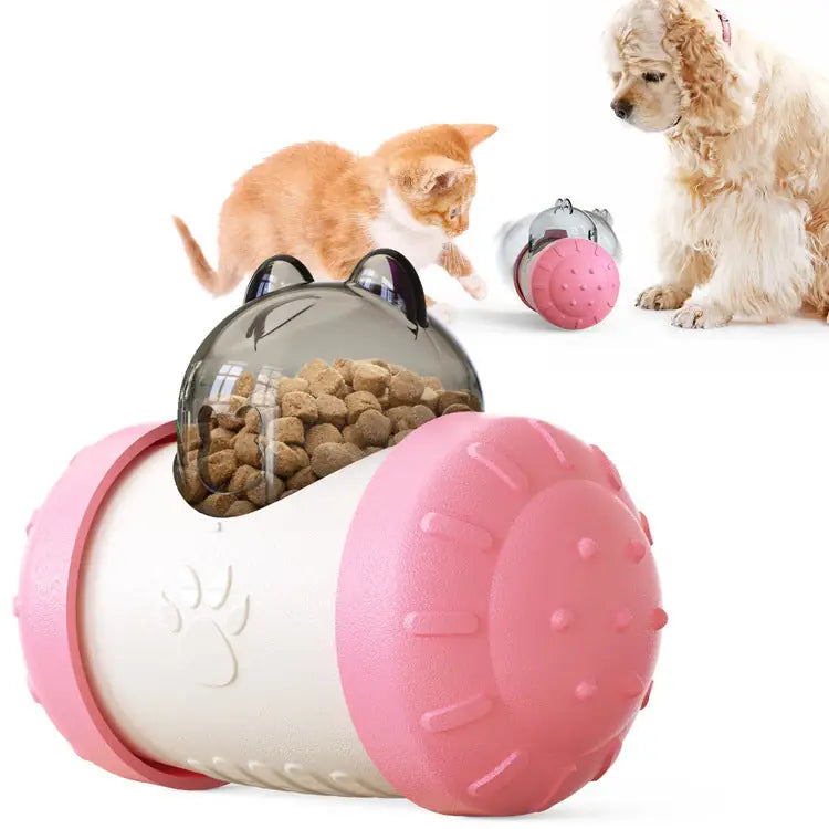 Tumbler Puzzle Slow Feeder Ball – Leaking Treat Dispenser Dog Toy (Non-Electric, No Batteries)