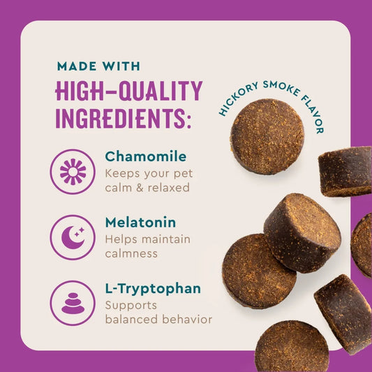 VetIQ Calming Support Chews for Dogs – 60 Soft Chews