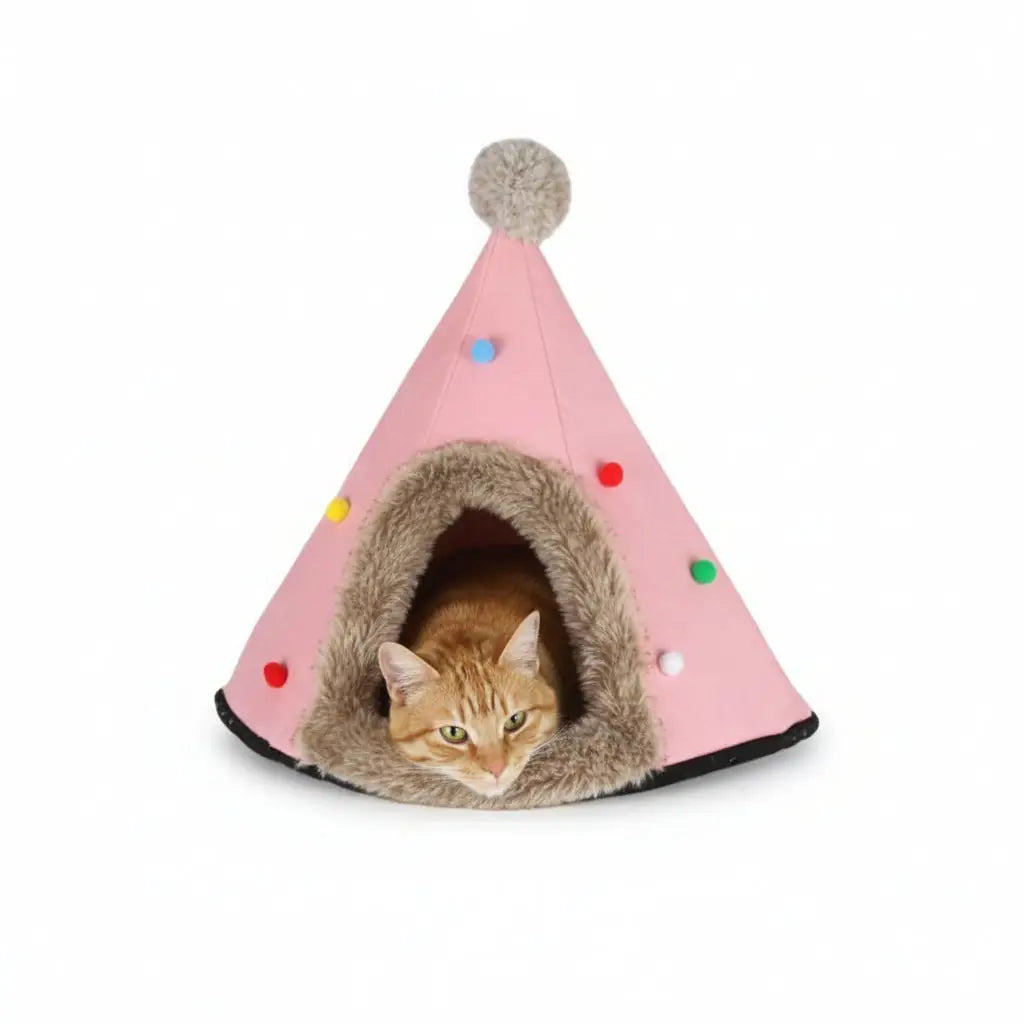 The Cozy Cabin Pet House - Festive Holiday Hideaway
