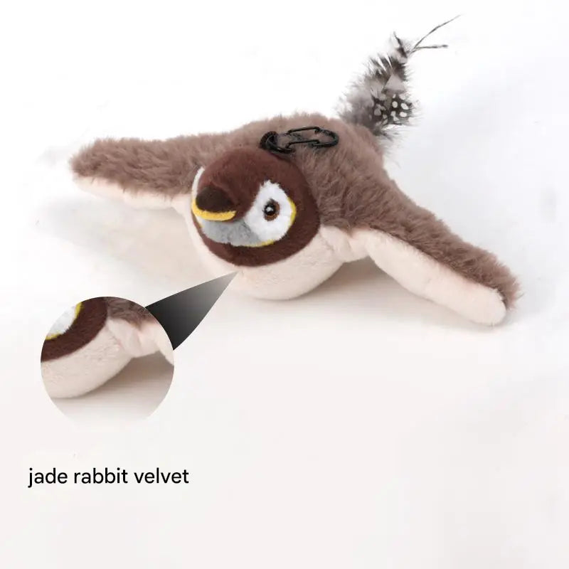 Electric Flapping Bird Cat Toy – Motion-Activated Plush Toy