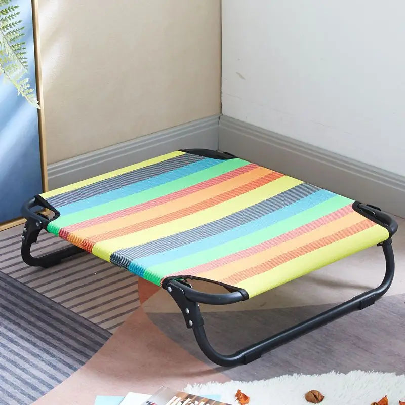 Hot Weather Summer Dog Bed – Foldable, Breathable Camp Bed for Medium & Large Dogs