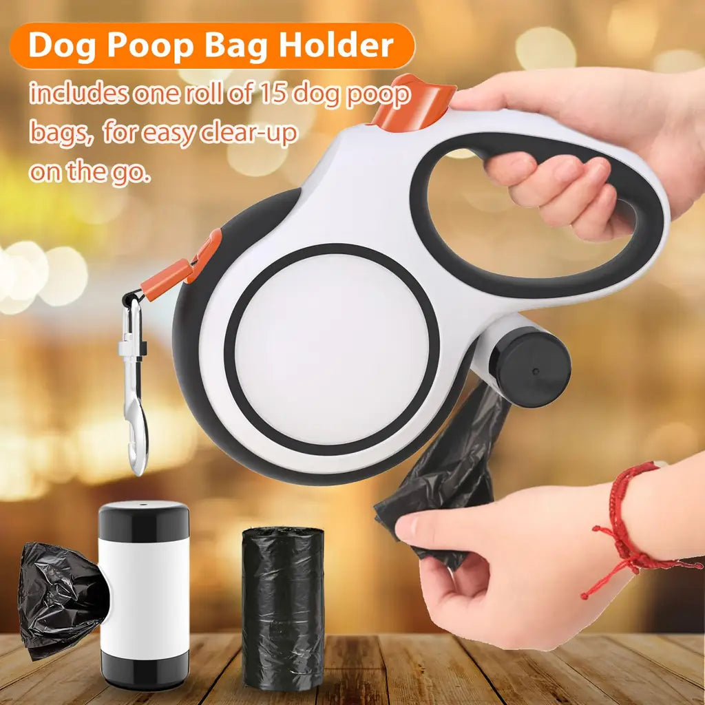 Retractable Dog Leash 26ft Heavy-Duty for Medium & Large Dogs – Meegood
