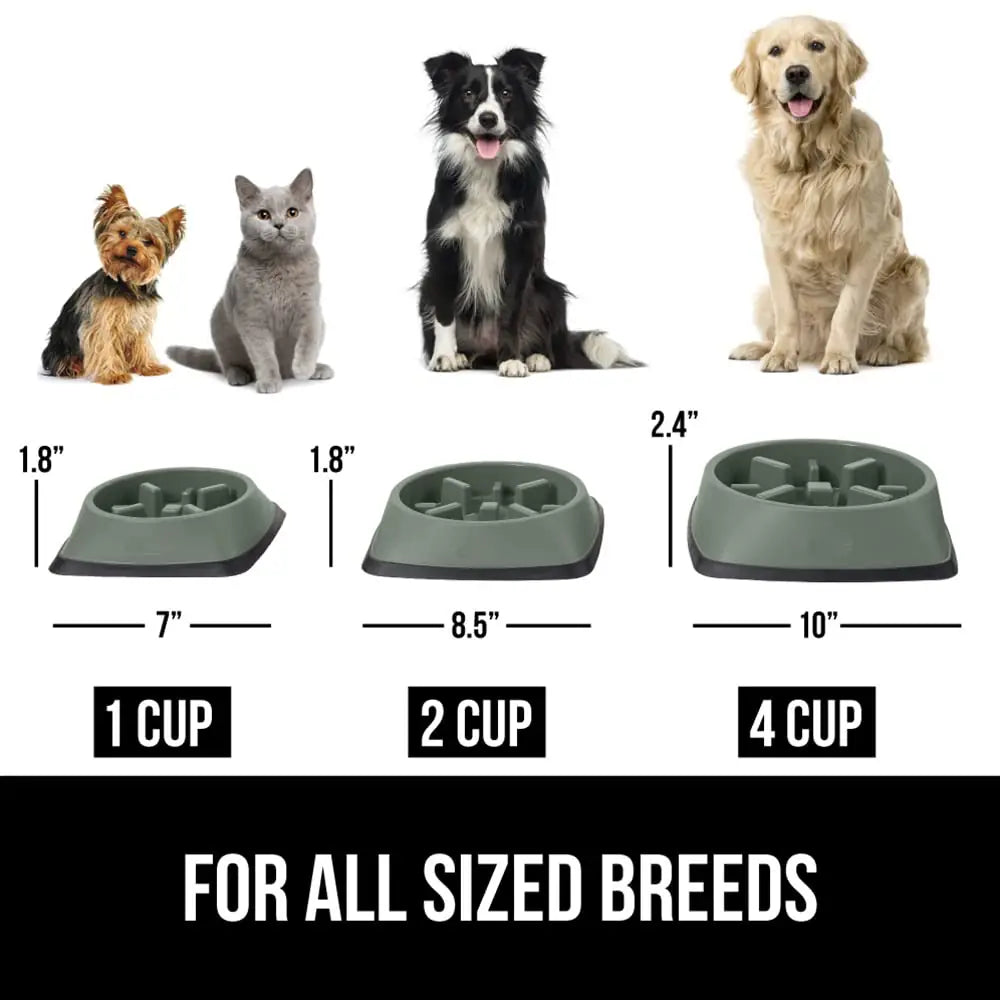 GORILLA GRIP Slow Feeder Dog Bowl | Stop Bloat & Improve Digestion
