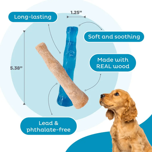 Pupstages Dogwood Calming Dog Chew Toy – Natural Relief for Moderate Chewers