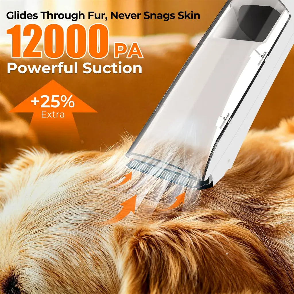 AiRiOBO PG100 Dog Grooming Vacuum Kit | 12000Pa | 5-in-1 & 8-in-1