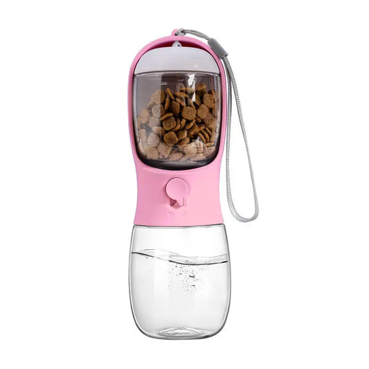 2-in-1 Pet Water Feeder – Portable Food & Water Bottle for Pets