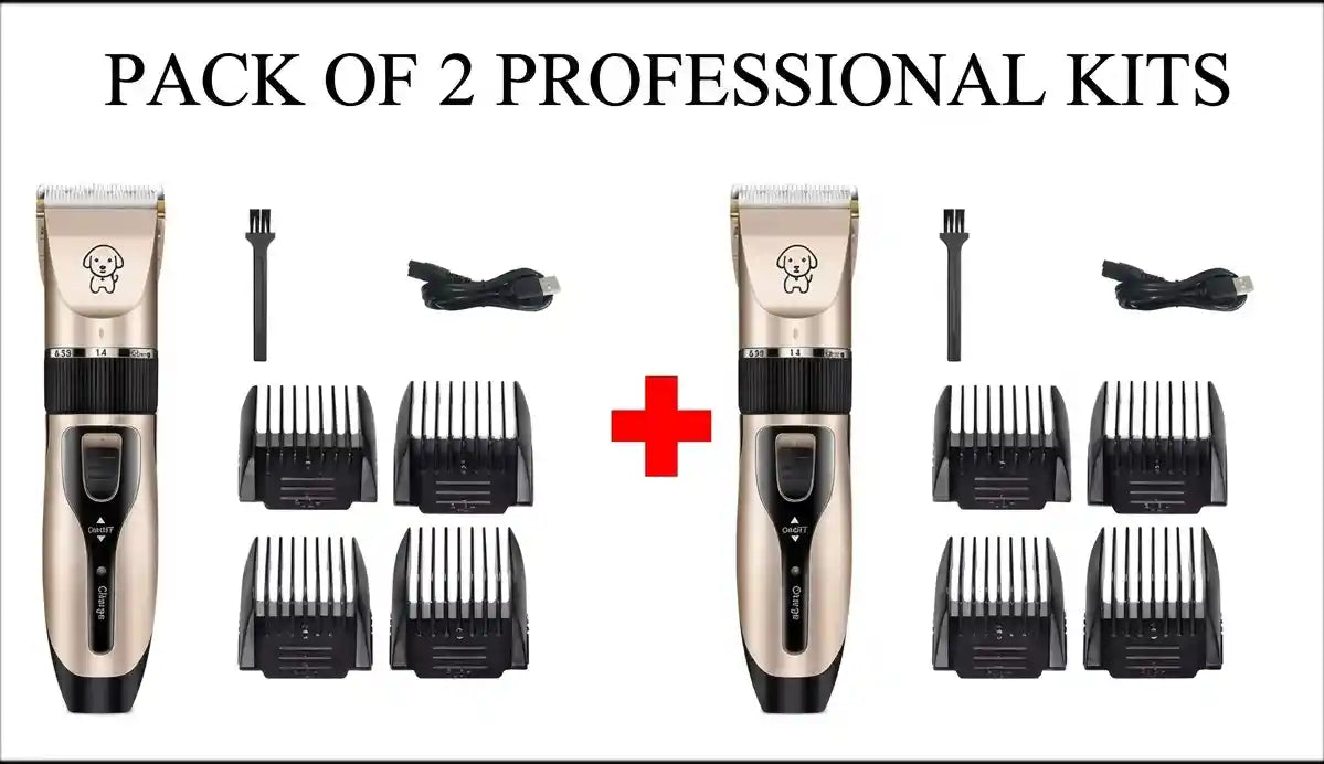 Low Noise Cordless Dog & Cat Grooming Clipper Kit | PawVortex