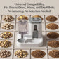 4 Colors Gravity Pet Feeder Water Dispenser Cute Cat Shaped Automatic Food Water Bowl Large Capacity Detachable Stable Anti Slip Base Feeding Supplies For Cats Puppies Small Animals Home Indoor Use