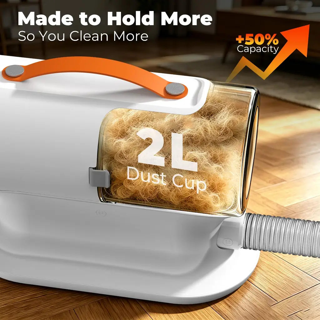 AiRiOBO PG100 Dog Grooming Vacuum Kit | 12000Pa | 5-in-1 & 8-in-1