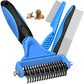 Dematting Tool Deshedding Brush: Stop Mats & Shedding | 3PCS