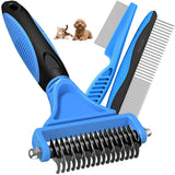 Dematting Tool Deshedding Brush: Stop Mats & Shedding | 3PCS