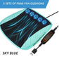 3D Ice Silk Car Seat Cooler - Summer Breathable Cushion with USB Fan