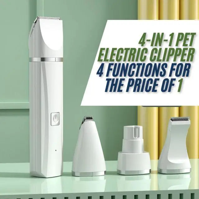 Electric Pet Hair Clippers – Quiet Grooming Clippers for Cats & Dogs