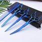 7.0 Inch Jipai Colorful Pet Grooming Scissors Set – Professional Colorful Stainless Steel Shears for Dogs & Cats