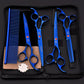 7.0 Inch Jipai Colorful Pet Grooming Scissors Set – Professional Colorful Stainless Steel Shears for Dogs & Cats