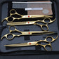 7.0 Inch Jipai Colorful Pet Grooming Scissors Set – Professional Colorful Stainless Steel Shears for Dogs & Cats