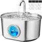 Automatic Dog Watering Dispenser Bowl – 108oz Stainless Steel