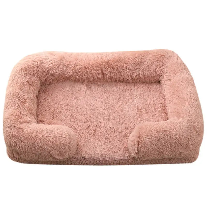 Plush Round Pet House – Winter Bed for Cats & Dogs