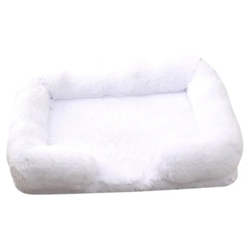Plush Round Pet House – Winter Bed for Cats & Dogs