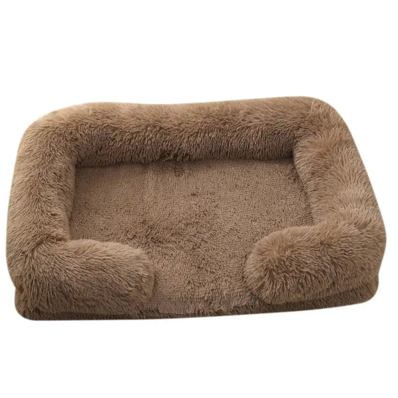 Plush Round Pet House – Winter Bed for Cats & Dogs