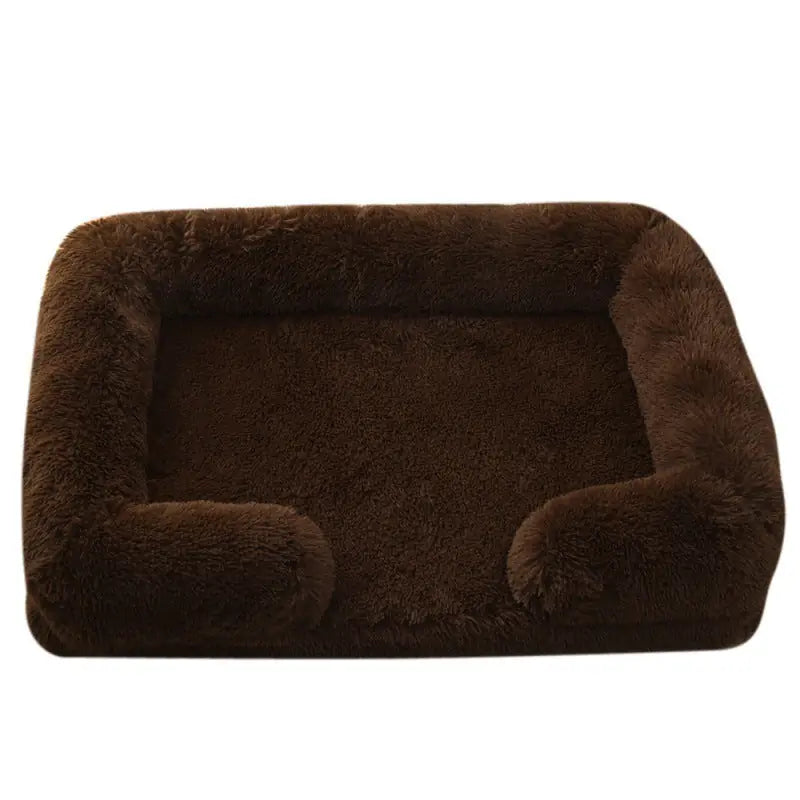 Plush Round Pet House – Winter Bed for Cats & Dogs