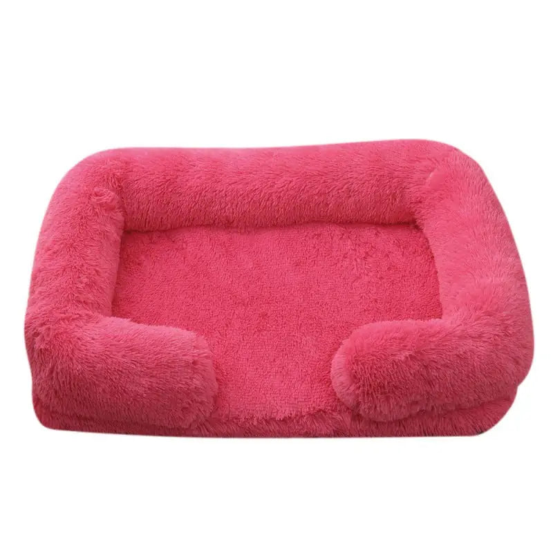 Plush Round Pet House – Winter Bed for Cats & Dogs