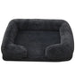 Plush Round Pet House – Winter Bed for Cats & Dogs