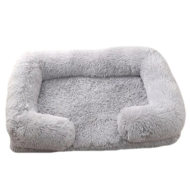 Plush Round Pet House – Winter Bed for Cats & Dogs