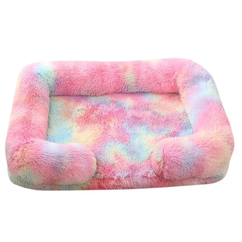 Plush Round Pet House – Winter Bed for Cats & Dogs