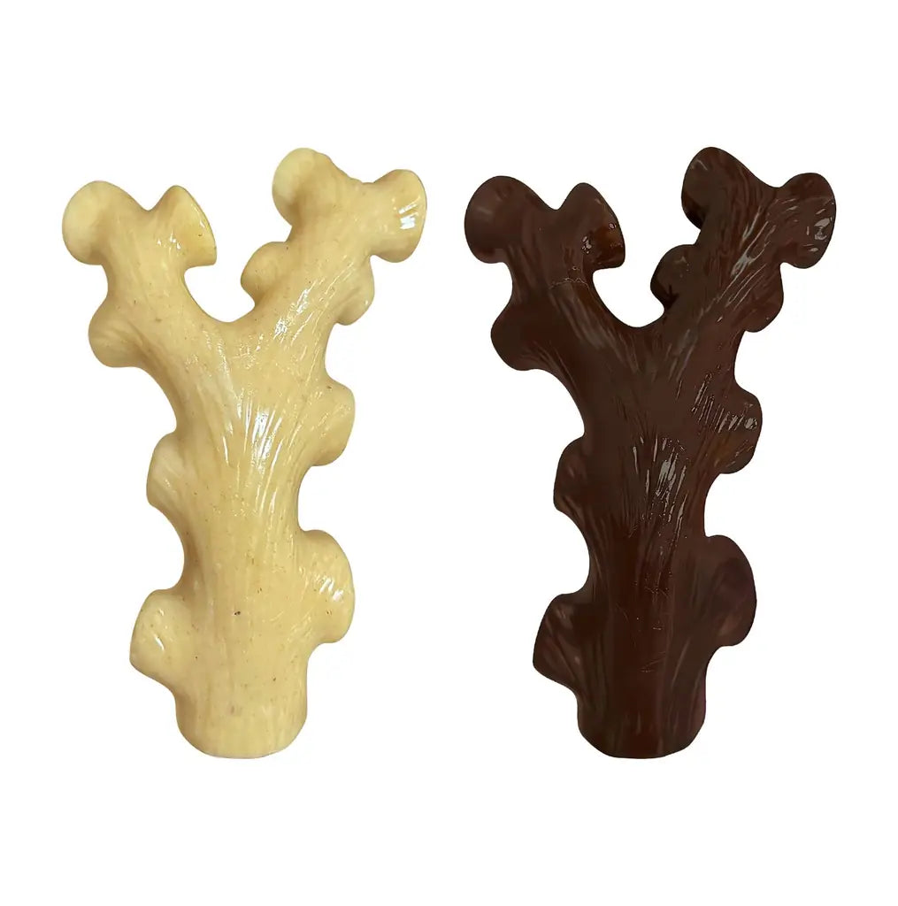 SIHRMIU 2 Pack Dog Chew Toys for Aggressive Chewers – Nylon Bone for Medium & Large Breeds, Teeth Cleaning