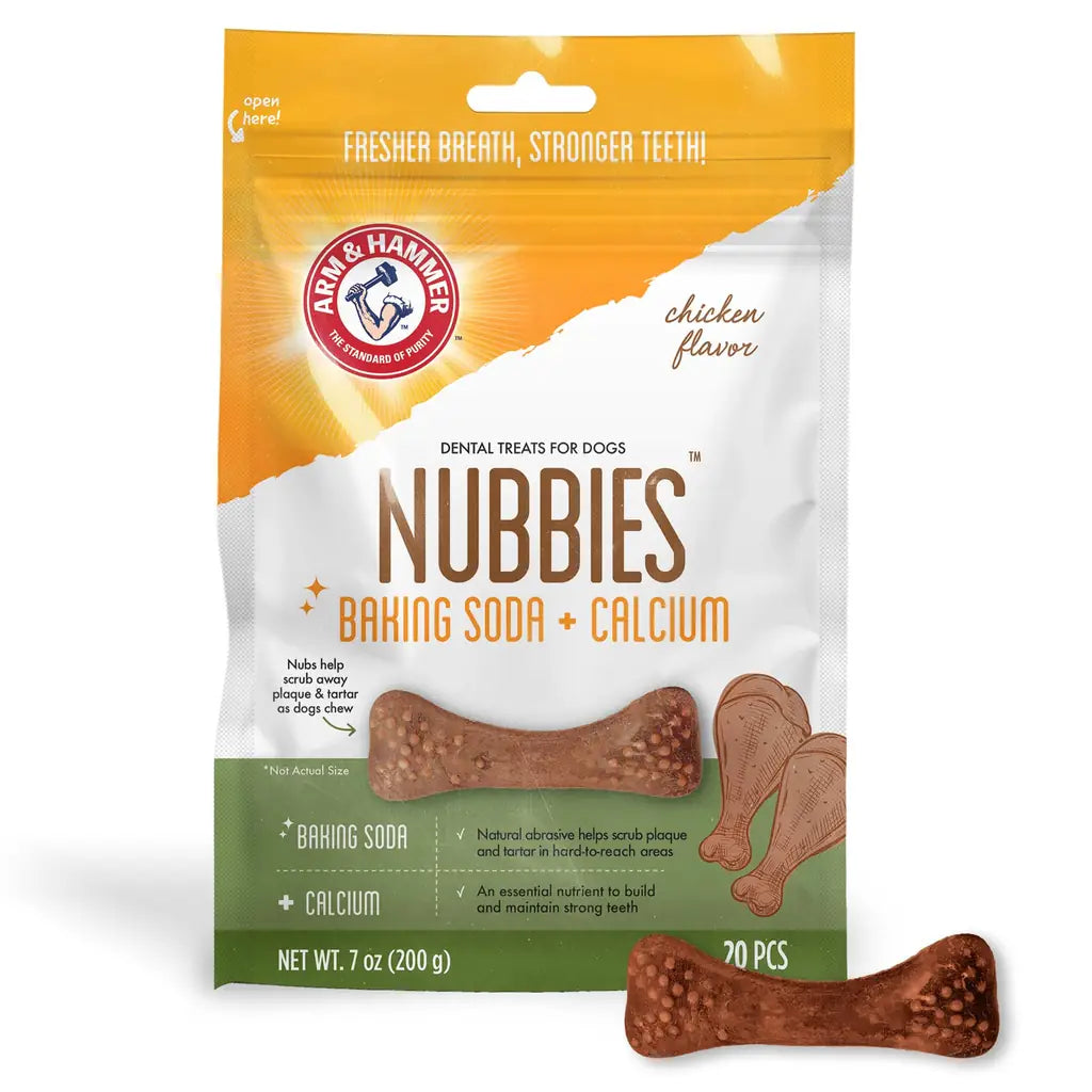 Arm and Hammer Nubbies Dental Chews Baking Soda Dog Dental Treats