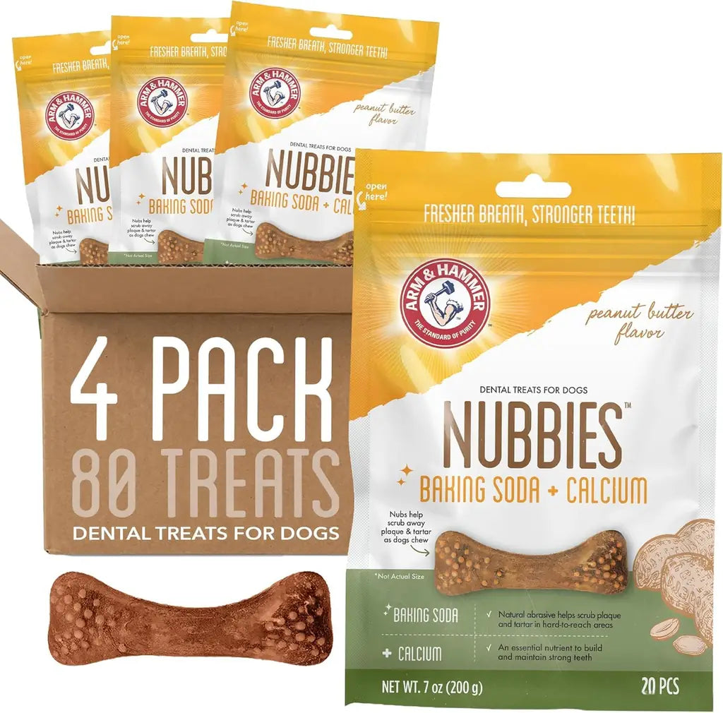Arm and Hammer Nubbies Dental Chews Baking Soda Dog Dental Treats