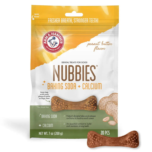Arm and Hammer Nubbies Dental Chews Baking Soda Dog Dental Treats