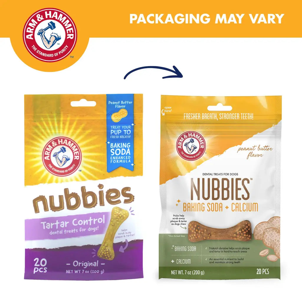 Arm and Hammer Nubbies Dental Chews Baking Soda Dog Dental Treats