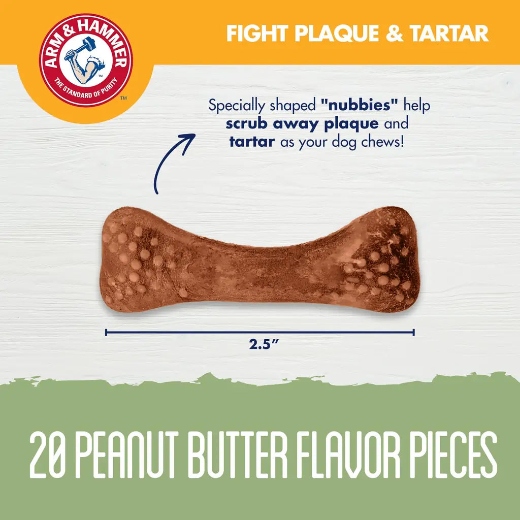 Arm and Hammer Nubbies Dental Chews Baking Soda Dog Dental Treats