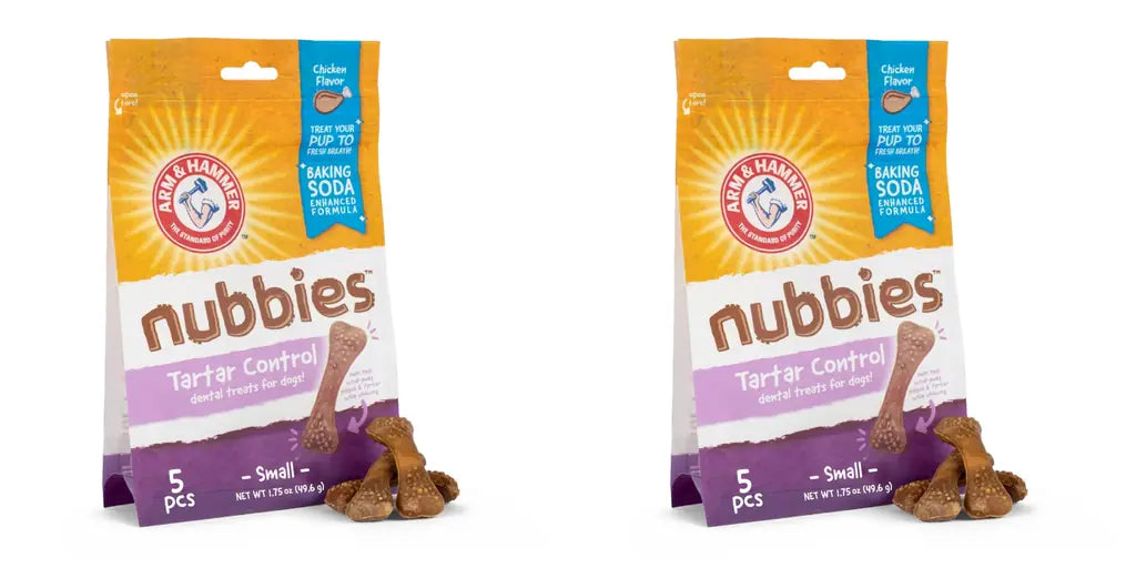 Arm and Hammer Nubbies Dental Chews Baking Soda Dog Dental Treats