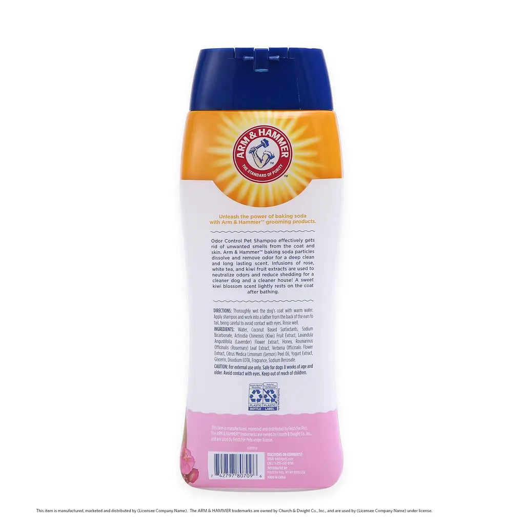 Arm & Hammer Deodorizing Dog Shampoo | Baking Soda Formula, Tearless, 20 Fl Oz