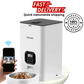 VOLUAS Automatic Cat Dog Feeder – Timed Dispenser, 4 Meals, Portion Control, Voice Recorder