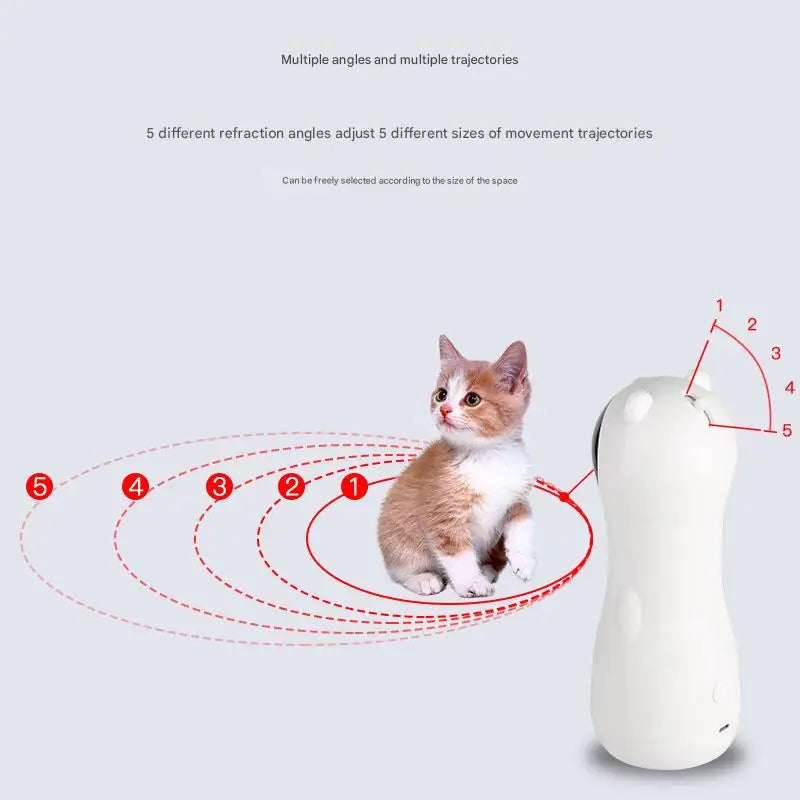 Automatic Laser Cat Toy – LED Red Light Bear Design