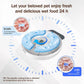 Bsemax Automatic Wet Cat Food Feeder with Ice Packs – 4-Meal Timed Dispenser for Cats & Dogs